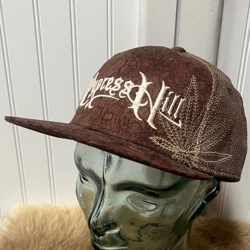 Y2K Cypress Hill Paisley Hemp Hat Vintage L